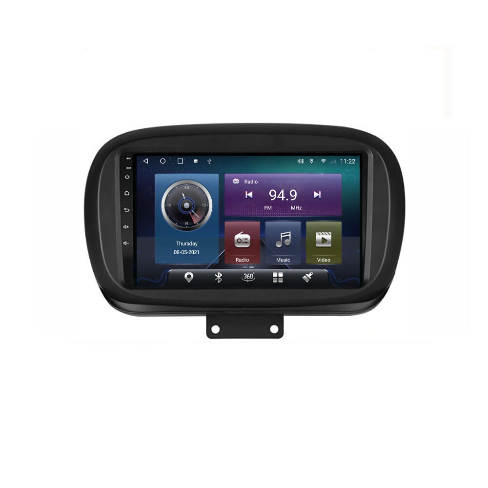 Navigatie dedicata Fiat 500 2014- Edotec, cu Android, Radio, Bluetooth, Internet, procesor Octa Core, memorie 4GB si 32GB