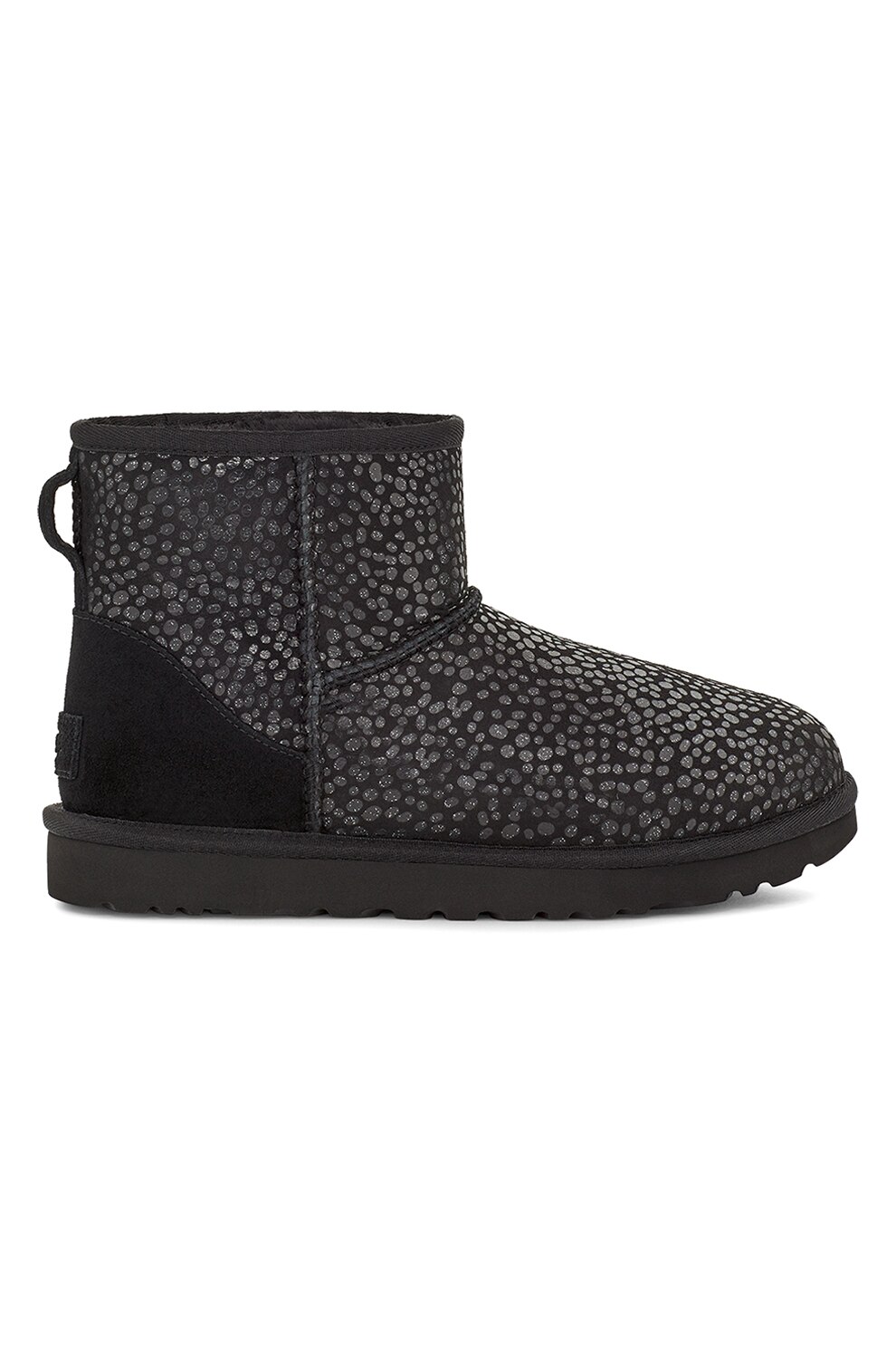 UGG, Ghete de piele intoarsa fara inchidere, Negru