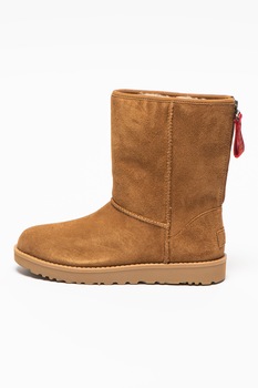 UGG, Ghete de piele intoarsa cu captuseala din amestec de lana Classic, Maro camel UGG, Ghete de piele intoarsa cu captuseala din amestec de lana Classic, Maro camel