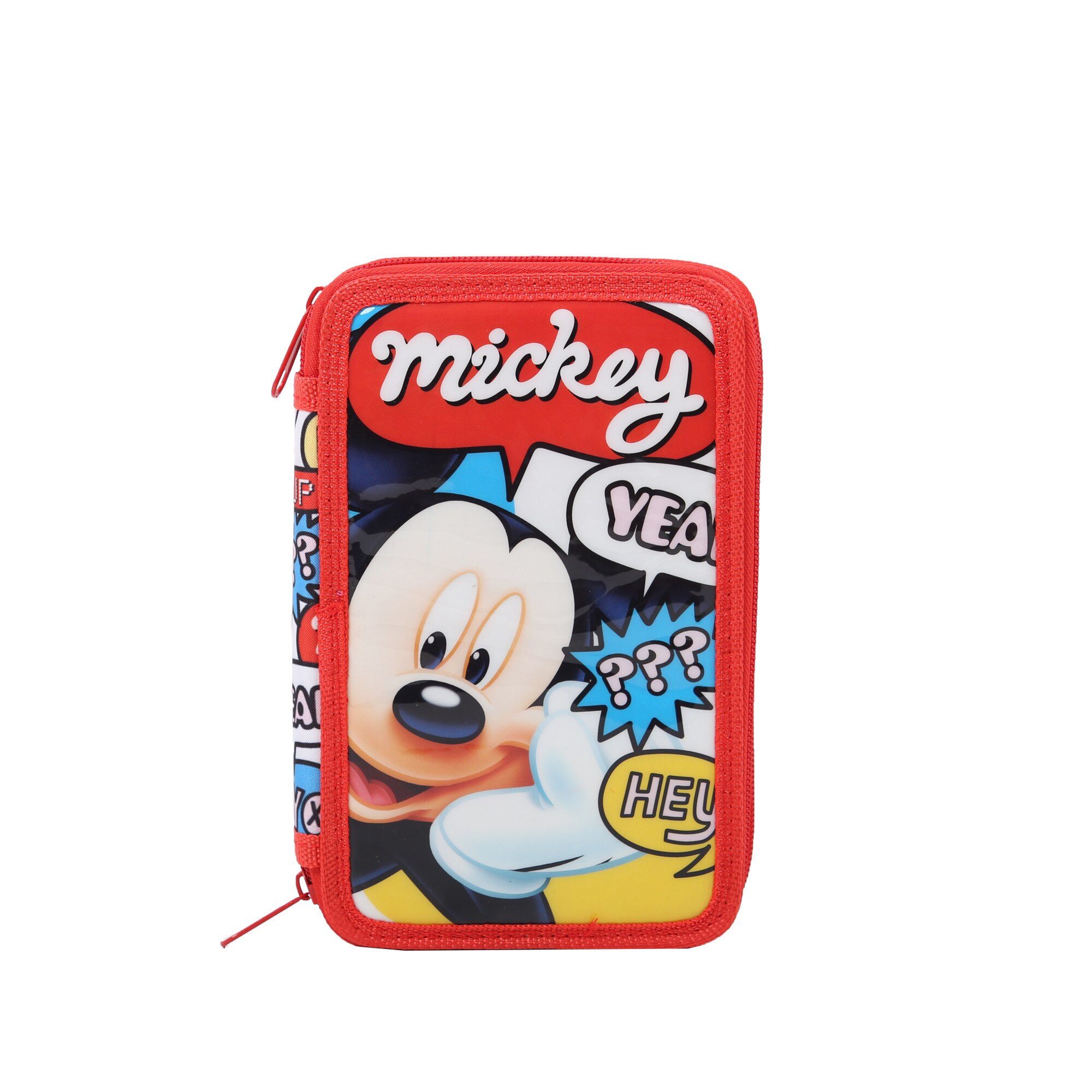 Penar Disney - Mickey Mouse, echipat, 2 compartimente, multicolor, 19.5 x 12.5 x 4 cm