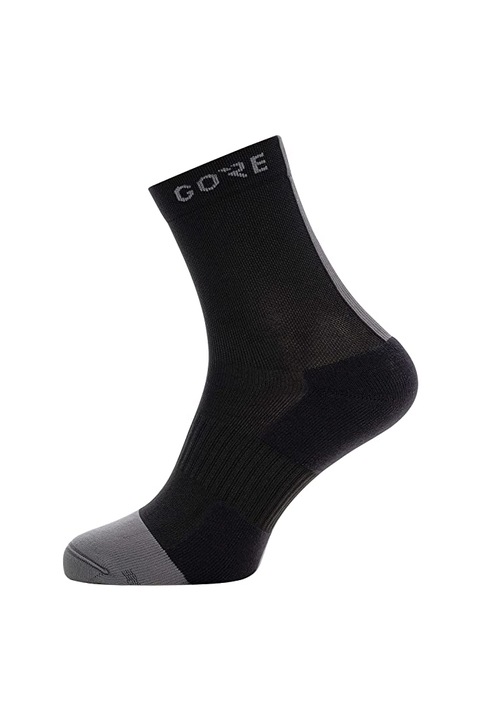 Sosete pentru barbati, Gore, Poliamida, Wear, lungime medie, 16 cm, Alb/Negru, marime 35-37, Negru mat, 35-37