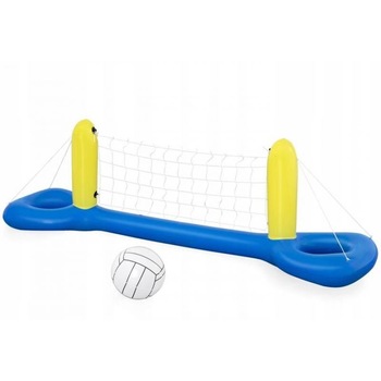 Set volei pentru piscina, cu fileu si minge, 244x64 cm, Bestway Set volei pentru piscina, cu fileu si minge, 244x64 cm, Bestway