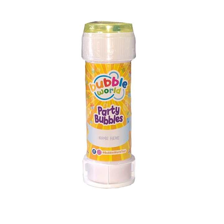 Tub baloane de sapun 60 ml Bubble World 047177, Galben