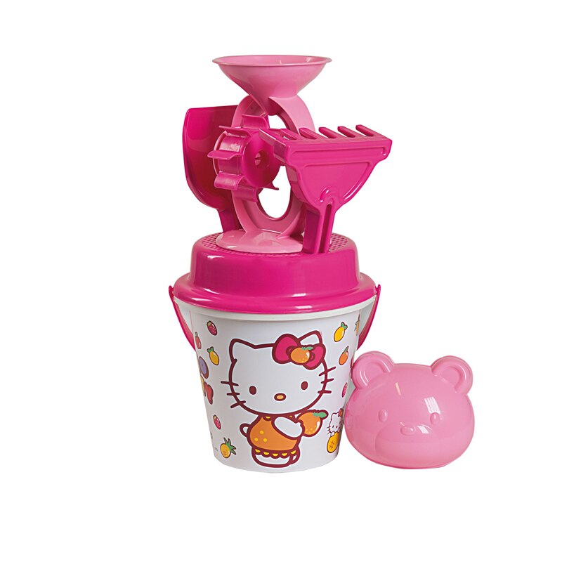 Set 6 piese pentru nisip Mini Junior 1334-00, Roz