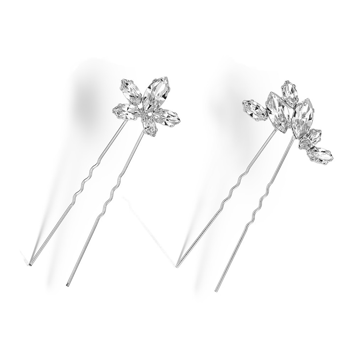 Set hair pin Av asi Chiara pentru mireasa sau ocazie cu cristale Swarovski®