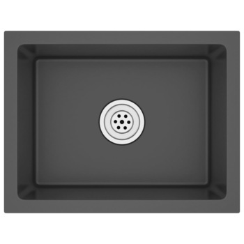 Chiuveta bucatarie cu picurator, vidaXL, Otel inoxidabil, 44 x 34 x 20 cm, Negru Chiuveta bucatarie cu picurator, vidaXL, Otel inoxidabil, 44 x 34 x 20 cm, Negru