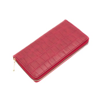 Portofel de dama, Buticcochet, Model aligator, Rosu, 19x10x2.5 cm - PR423 Portofel de dama, Buticcochet, Model aligator, Rosu, 19x10x2.5 cm - PR423