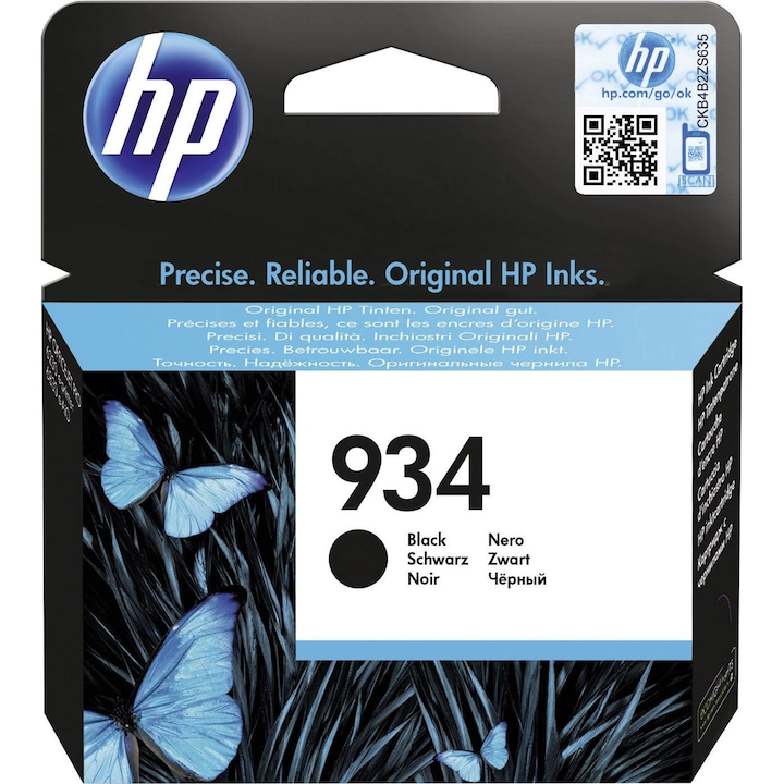 HP 934 fekete C2P19AE tintapatron Officejet Pro 6230 / Officejet Pro 6830, 400 oldal OEM C2P19AE