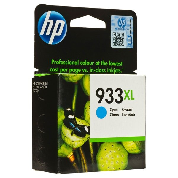 Cartus cerneala HP 933XL Cyan capacitate mare CN054AE pentru Officejet 6100 / Officejet 6700 / Officejet 7110 / Officejet 7510 / Officejet 7612, 825 pagini OEM CN054AE
