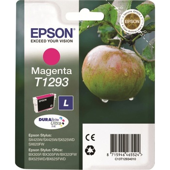 Cartus cerneala Epson Magenta T1293 pentru Stylus Office B42WD / Stylus Office BX305F / Stylus SX230 / Stylus SX620FW / WorkForce Pro WF-7015 / WorkForce WF-3010DW / WorkForce WF-7525, 330 pagini OEM C13T12934011 Cartus cerneala Epson Magenta T1293 pentru Stylus Office B42WD / Stylus Office BX305F / Stylus SX230 / Stylus SX620FW / WorkForce Pro WF-7015 / WorkForce WF-3010DW / WorkForce WF-7525, 330 pagini OEM C13T12934011