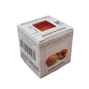 Ceara parfumata, pachet 8 cuburi, aroma Mango si Papaya Ceara parfumata, pachet 8 cuburi, aroma Mango si Papaya