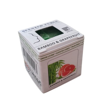Ceara parfumata, pachet 8 cuburi, aroma Bambus Grapfruit Ceara parfumata, pachet 8 cuburi, aroma Bambus Grapfruit