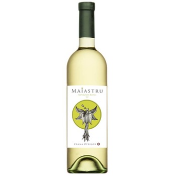 Vin Alb Sec Maiastru Sauvignon Blanc, 14% Alcool, 0.75 L Vin Alb Sec Maiastru Sauvignon Blanc, 14% Alcool, 0.75 L
