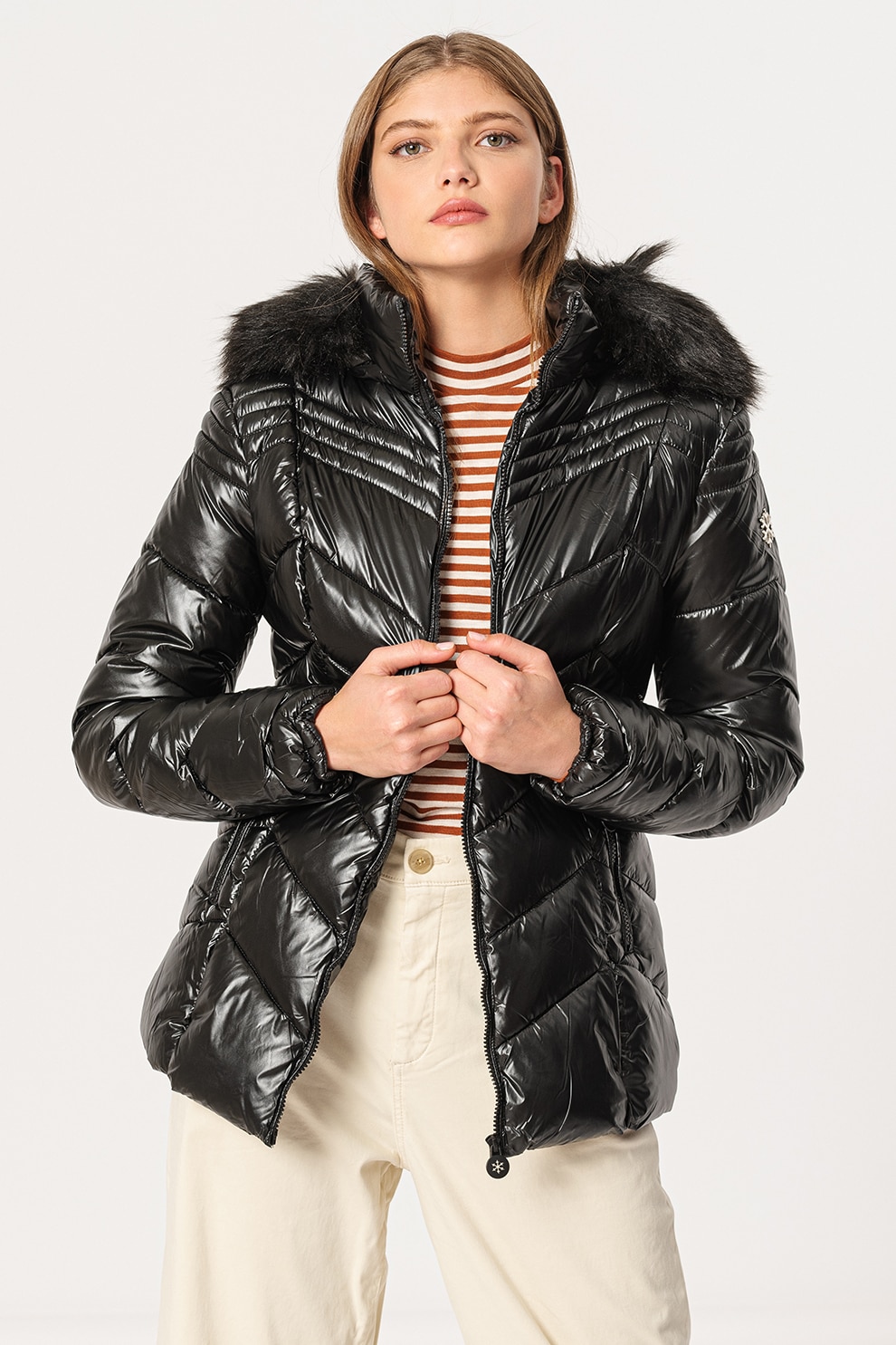 Geographical Norway, Geaca matlasata Boshiny, Negru