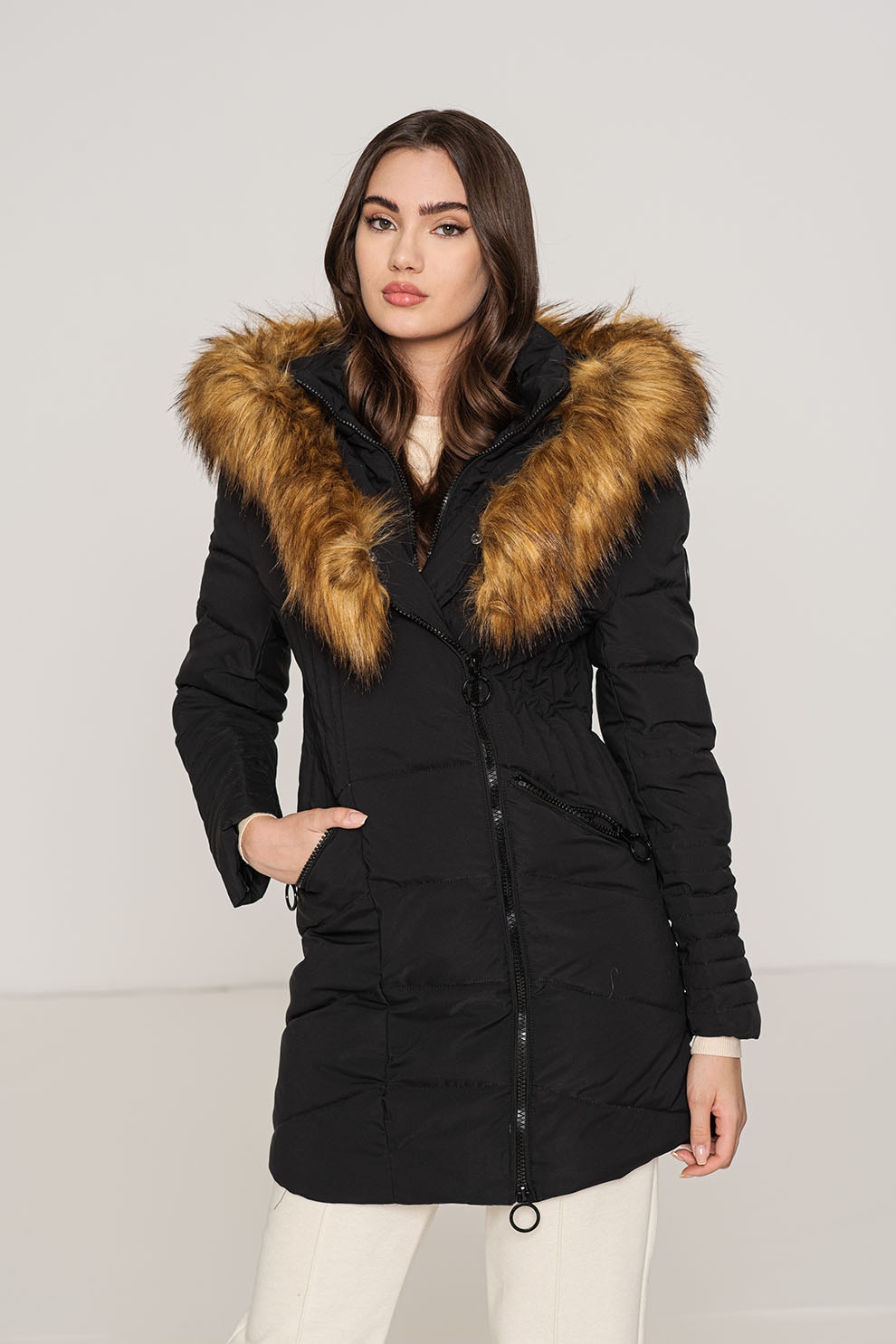 Geographical Norway, Geaca cu gluga detasabila Chaya, Negru