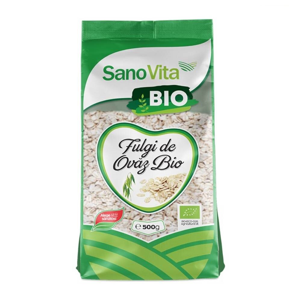 Fulgi de Ovaz Bio Sano Vita, 500 g