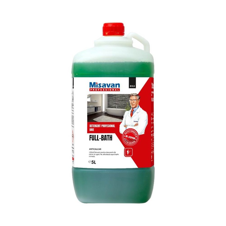 Dr. Stephan Full Bath vízkő- és rozsdamentesítő oldat, 5 l