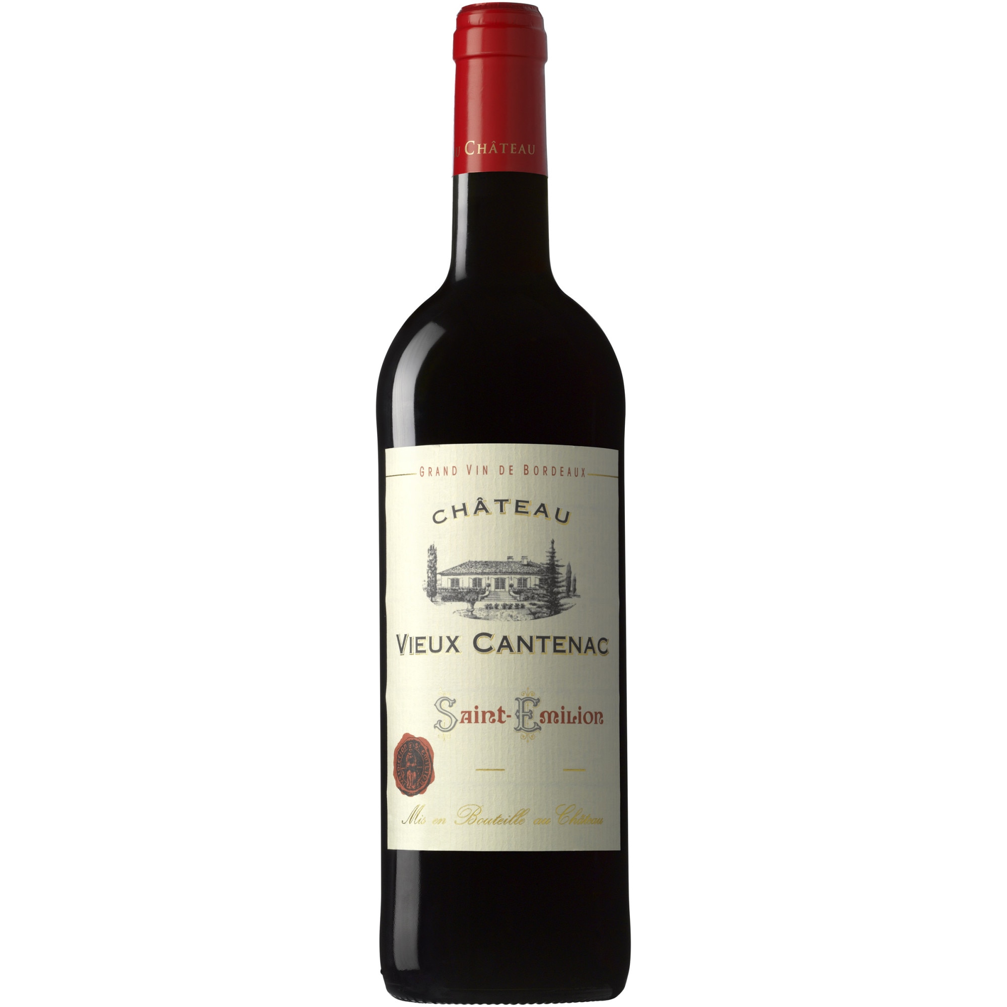 Vin Rosu Chateau Vieux Cantenac Saint Emilion, Sec, 0.75l