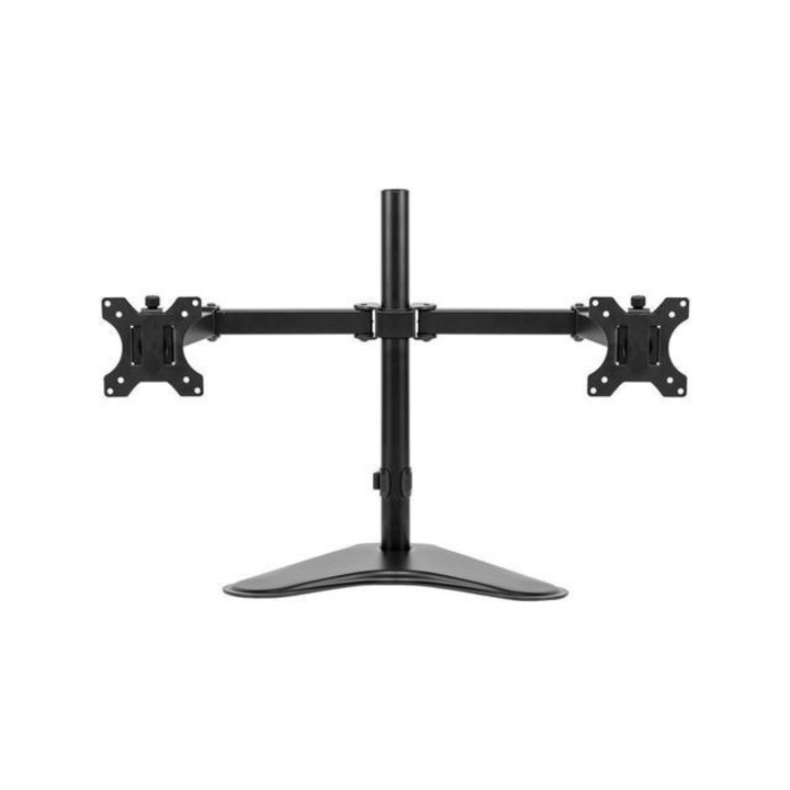 Brat dublu orizontal pentru monitoare negru Professional Fellowes