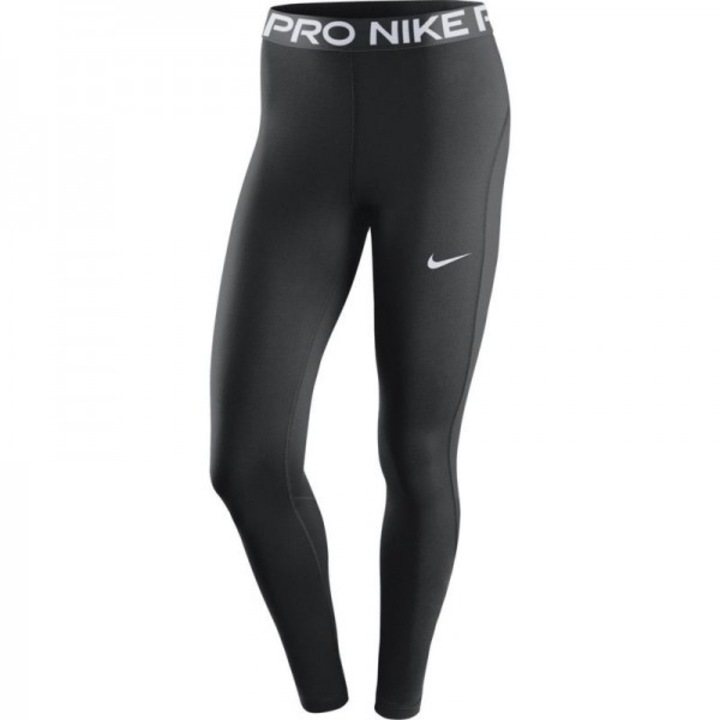 Nike, Фитнес клин PRO 365 с полупрозрачни панели, Черен