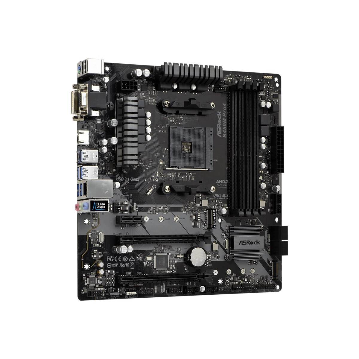 Placa de baza AsRock AMD B450M PRO4, B450M PRO4