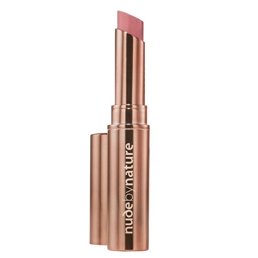 Ruj Nude By Nature - Creamy Matte Lipstick - 01 Blush Nude 2.75g