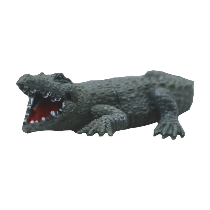 Figurina crocodil 15 cm Ucok 236070-2, Verde