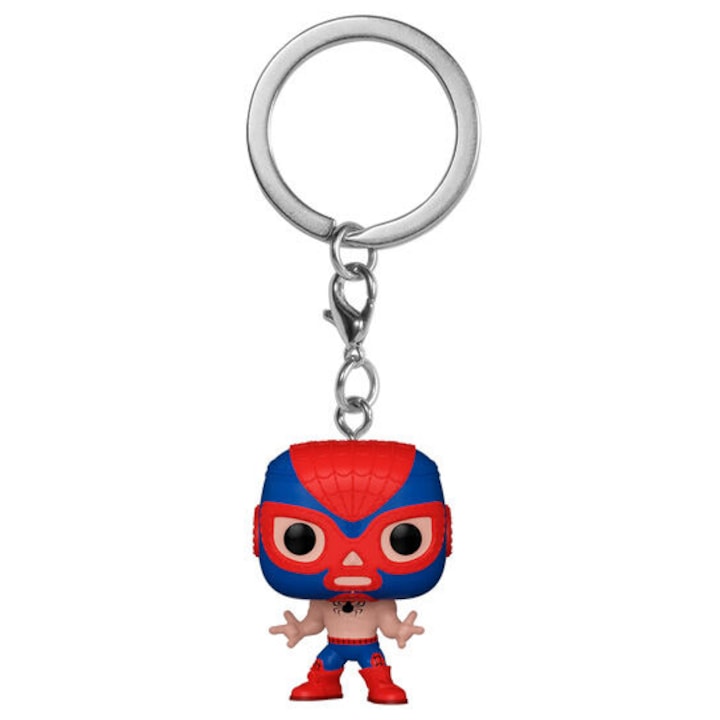 Фигурка Funko Pop Keychain - Marvel Luchadores Spiderman El Aracno