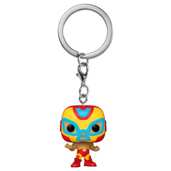 Figurina Funko Pop Breloc - Marvel Luchadores Iron Man El Heroe Invicto Figurina Funko Pop Breloc - Marvel Luchadores Iron Man El Heroe Invicto