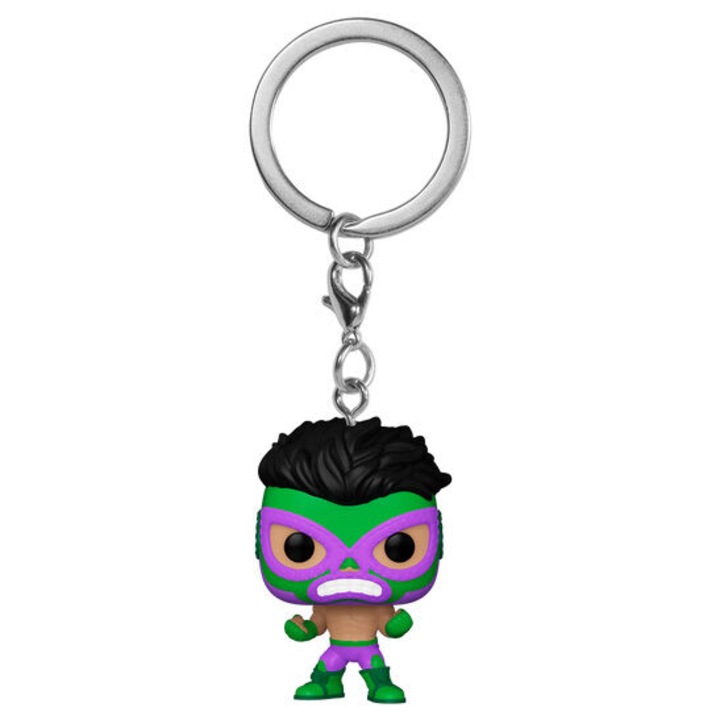 Funko Pop figura kulcstartó - Marvel Luchadores Hulk El Furioso