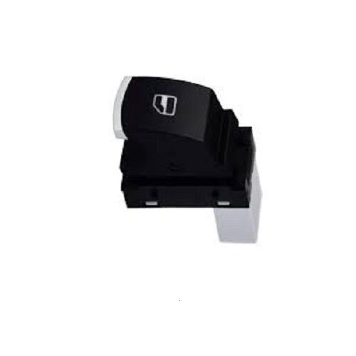 Buton deschidere geam electric crom VW Caddy 04-11 , Eos 06-13, Golf V , VI , VW Jetta III , Passat B6 , B7 , CC , Scirocco 08-11 , Tiguan 08-12 , Touran 03-10