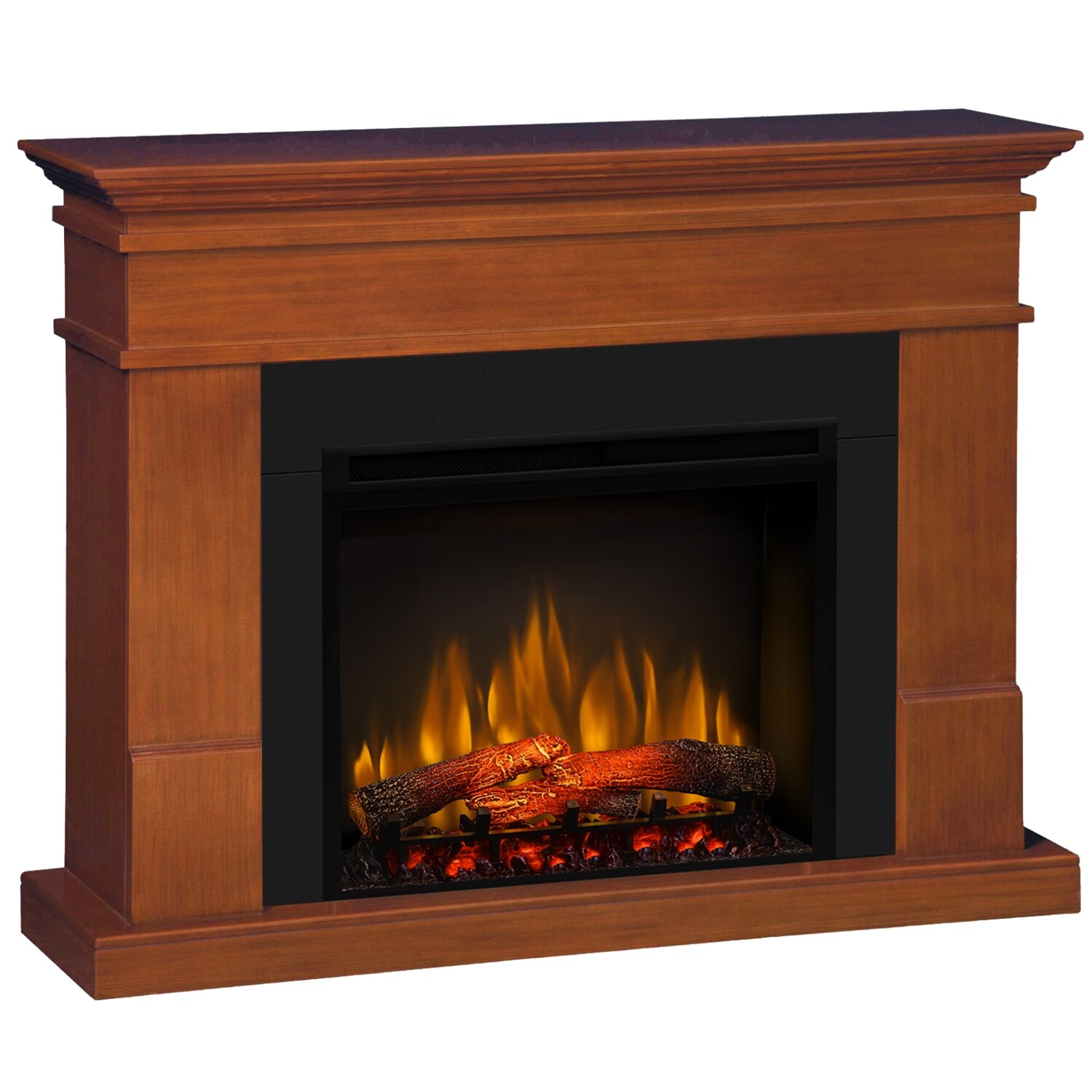 Semineu electric Lisabona Premium Cires cu focar electric 3D Dimplex Optiflame XHD28 si sunet