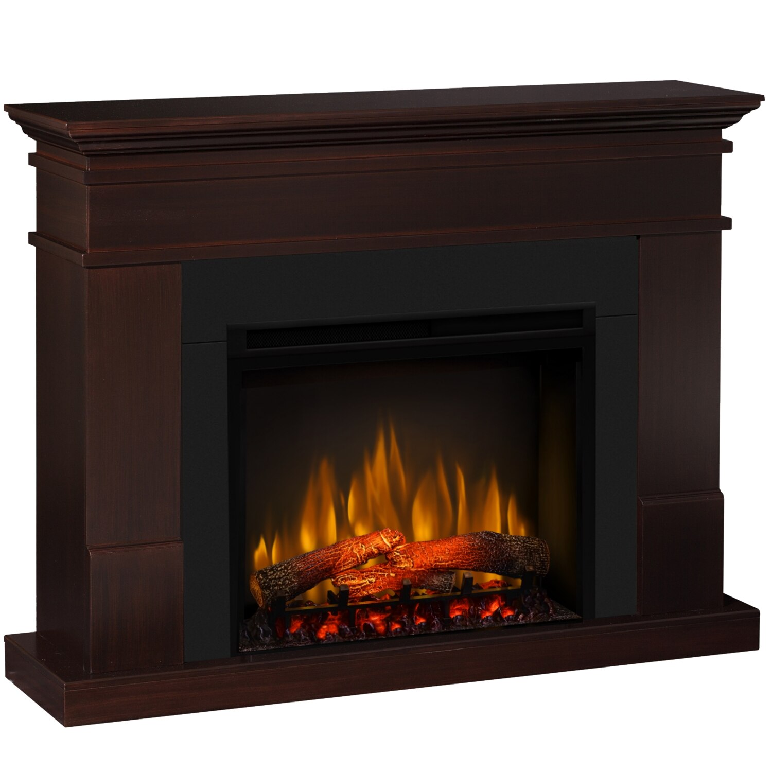 Semineu electric Lisabona Premium Mahon cu focar electric 3D Dimplex Optiflame XHD28 si sunet