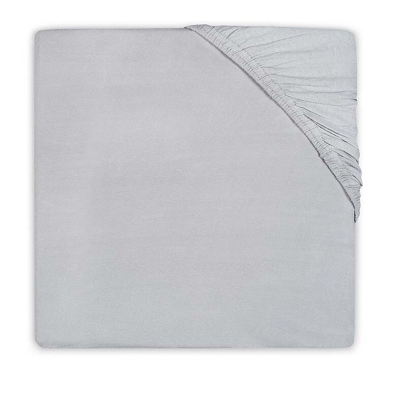 Cearsaf cu elastic Jollein jrs, 70x140 cm, gri