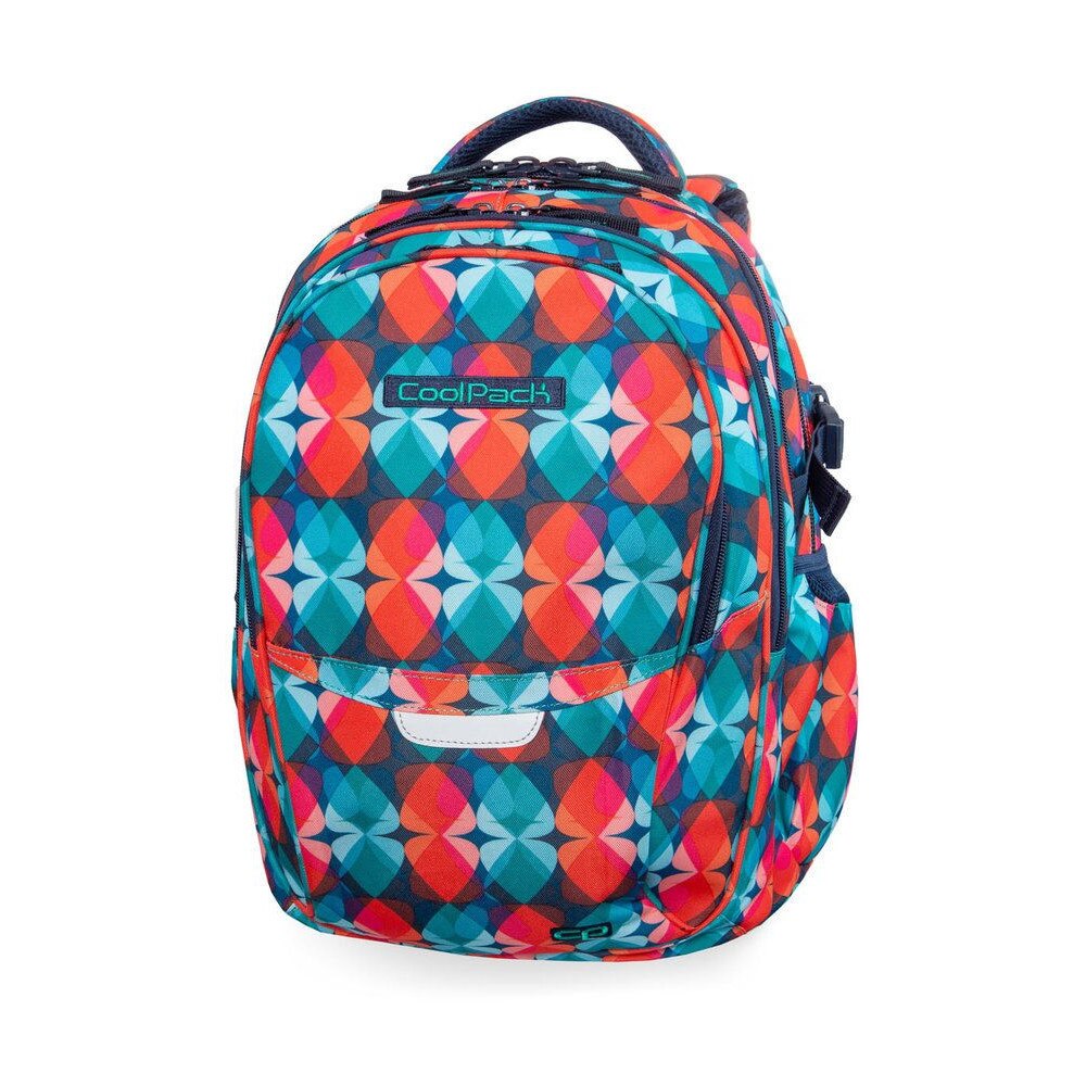 Ghiozdan scoala CoolPack Factor Magic Leaves, 31 x 47 x 17 cm, Multicolor