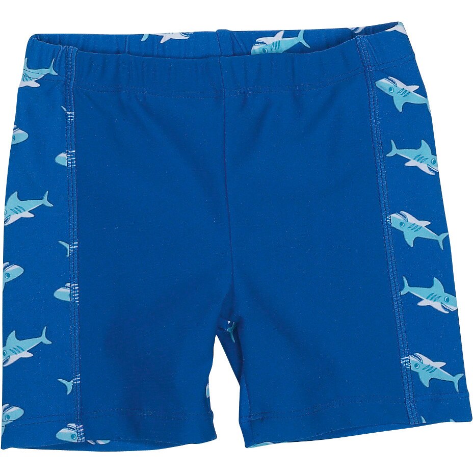 Slip de baie tip boxer, protectie UV 50+, baieti, Playshoes, Albastru, Albastru