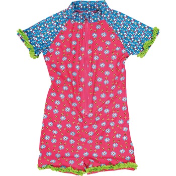 Costum de baie fete, tip salopeta intreaga, protectie UV50+, Playshoes, Roz, Albastru, Roz/Albastru, 98-104 CM Costum de baie fete, tip salopeta intreaga, protectie UV50+, Playshoes, Roz, Albastru, Roz/Albastru, 98-104 CM