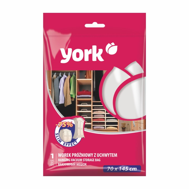 York Vákuumos Ruhatároló 70x145cm