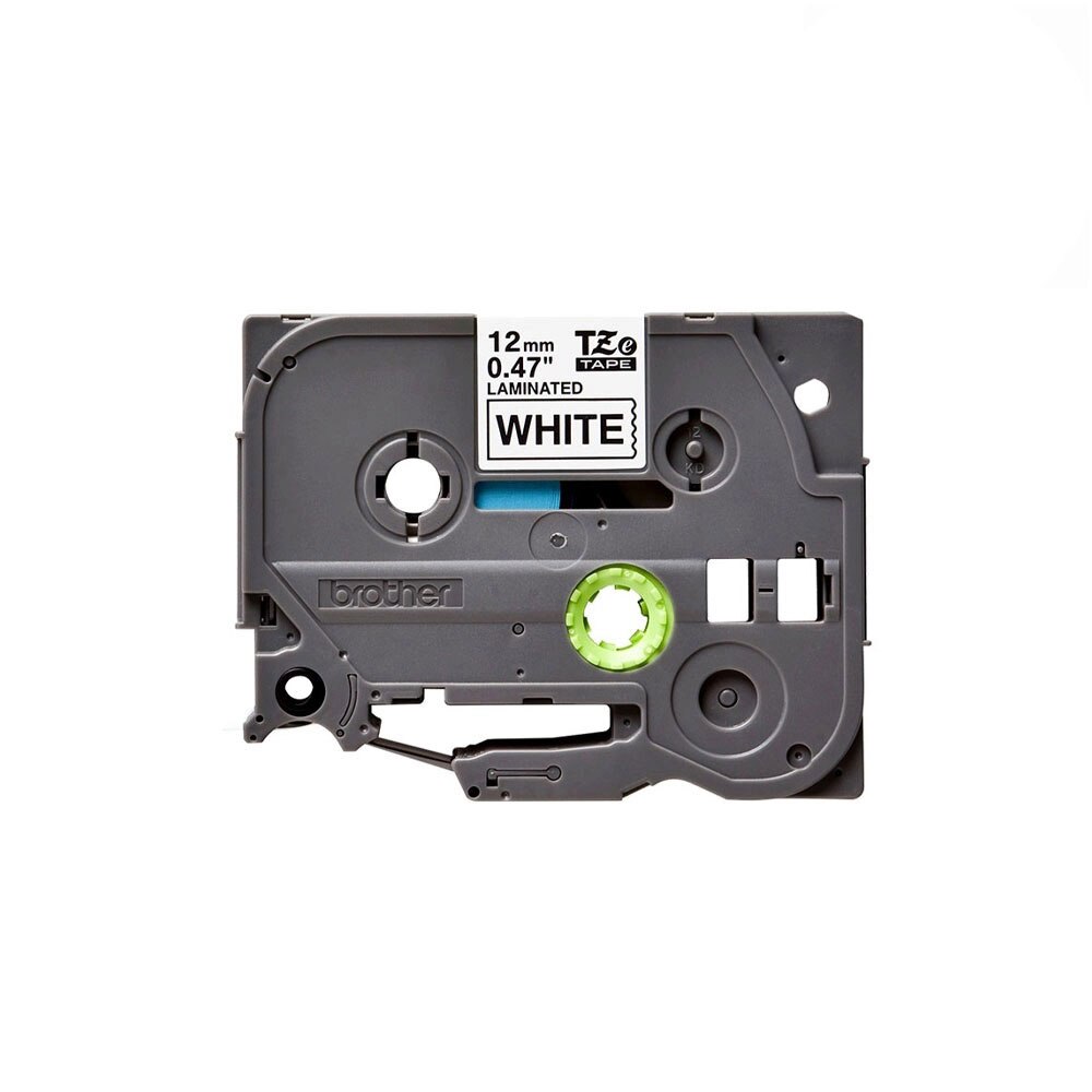 Brother TZE231 etichete originale laminate 12mm x 8m, negru pe alb, P-Touch TZe-231