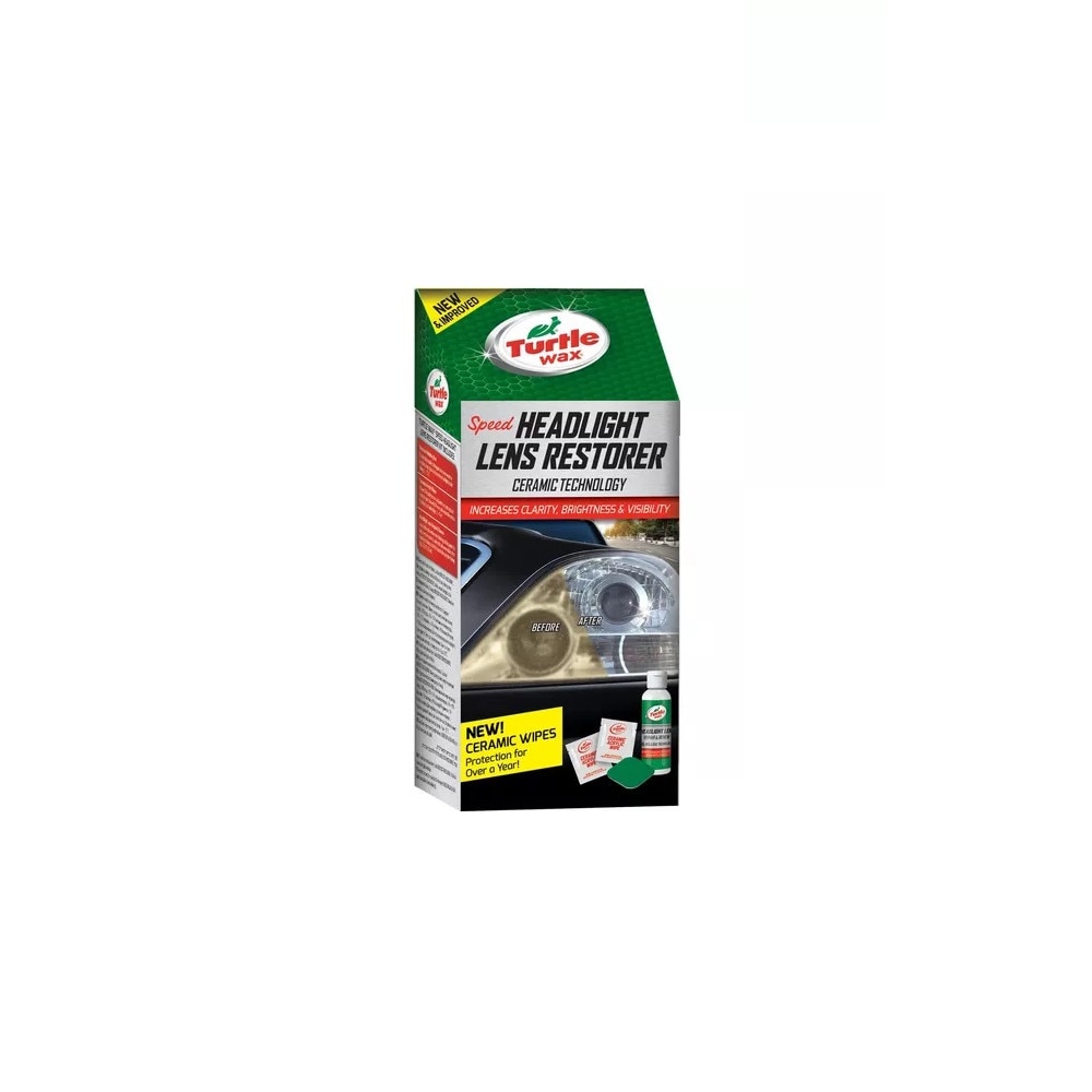 Kit Restaurare Faruri Plastic Turtle Wax, 240ml