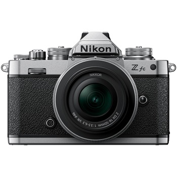 Aparat foto Mirrorles Nikon Z FC, 20.9 MP, 4K , Obiectiv 16-50mm VR, Argintiu Aparat foto Mirrorles Nikon Z FC, 20.9 MP, 4K , Obiectiv 16-50mm VR, Argintiu