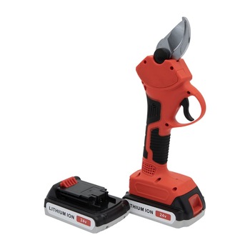 Foarfeca de gradinarit profesionala cu 2 acumulatori campion 24v cu valiza transport Foarfeca de gradinarit profesionala cu 2 acumulatori campion 24v cu valiza transport