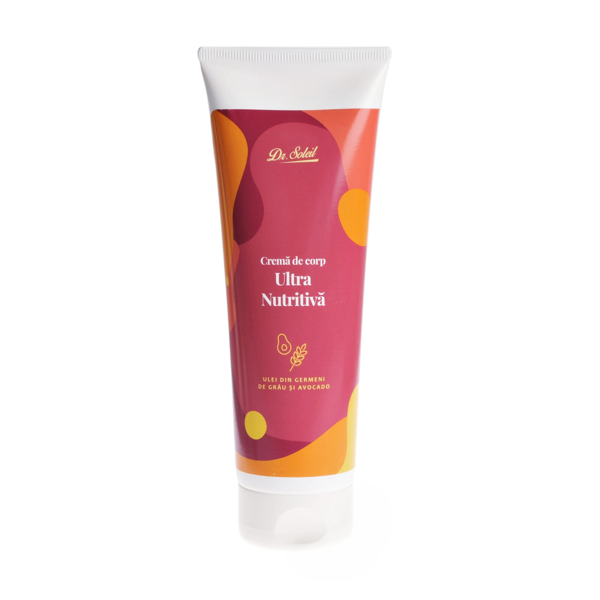 Crema de corp ultra nutritiva Dr. Soleil cu Germeni de Grau si Avocado, 250 ml