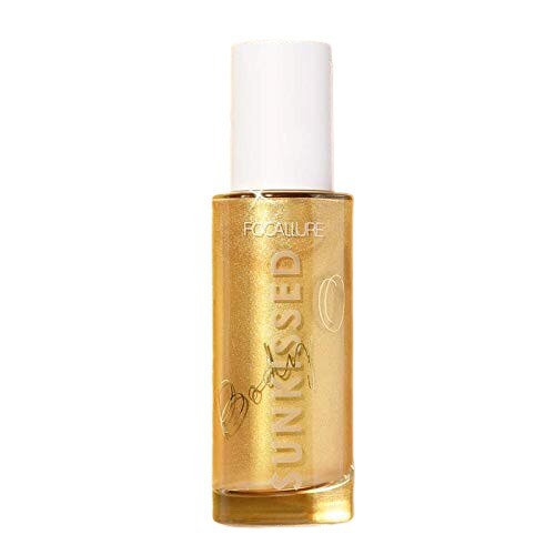 Ulei de corp, Focallure, Sunkissed, sclipici, 02 Solar Flare, 60 ml