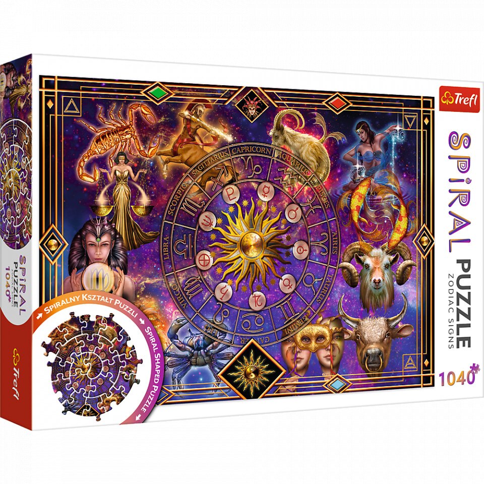 Puzzle Spiral Trefl 1040piese - Semne Zodiacale