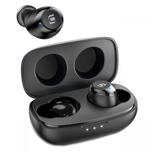 Casti Earbuds Wireless HiTune, Qualcomm Chip, Bluetooth 5.0, Ugreen, Black