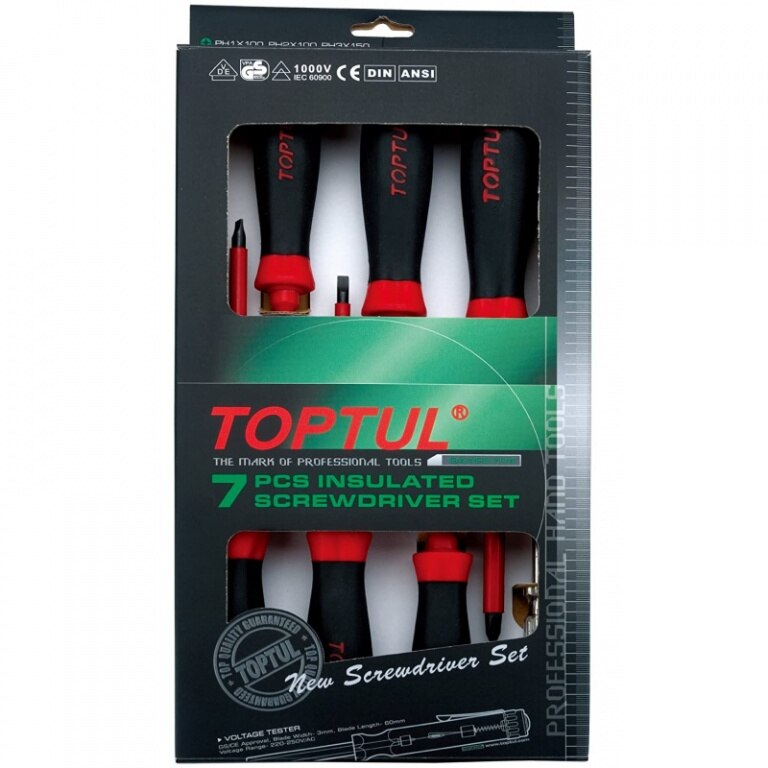 Set 7 surubelnite PH1, PH2, PH3, 4X100, 5.5x125, 6.5x150