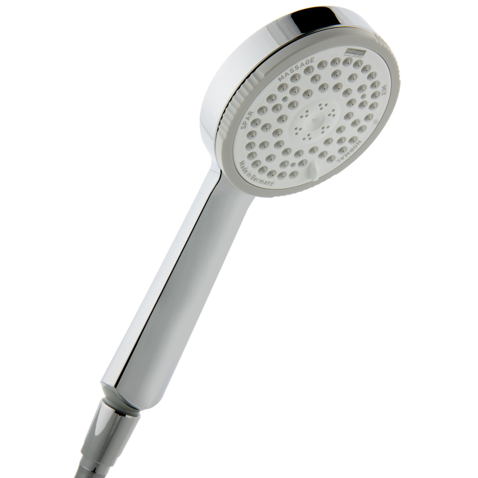 Cap de dus cu 3 functii, Hoffmann, Atlanta Plus 4000, Finisaj cromat, 105 mm, Argintiu