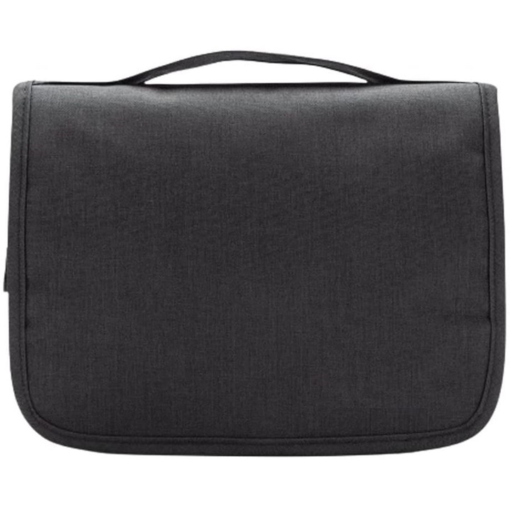 Hordozható és vízálló utazási poggyászrendező férfi táska, Aexya, Fekete