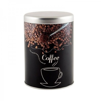 Cutie din metal pentru cafea, 10.5x10.5x15 cm Cutie din metal pentru cafea, 10.5x10.5x15 cm